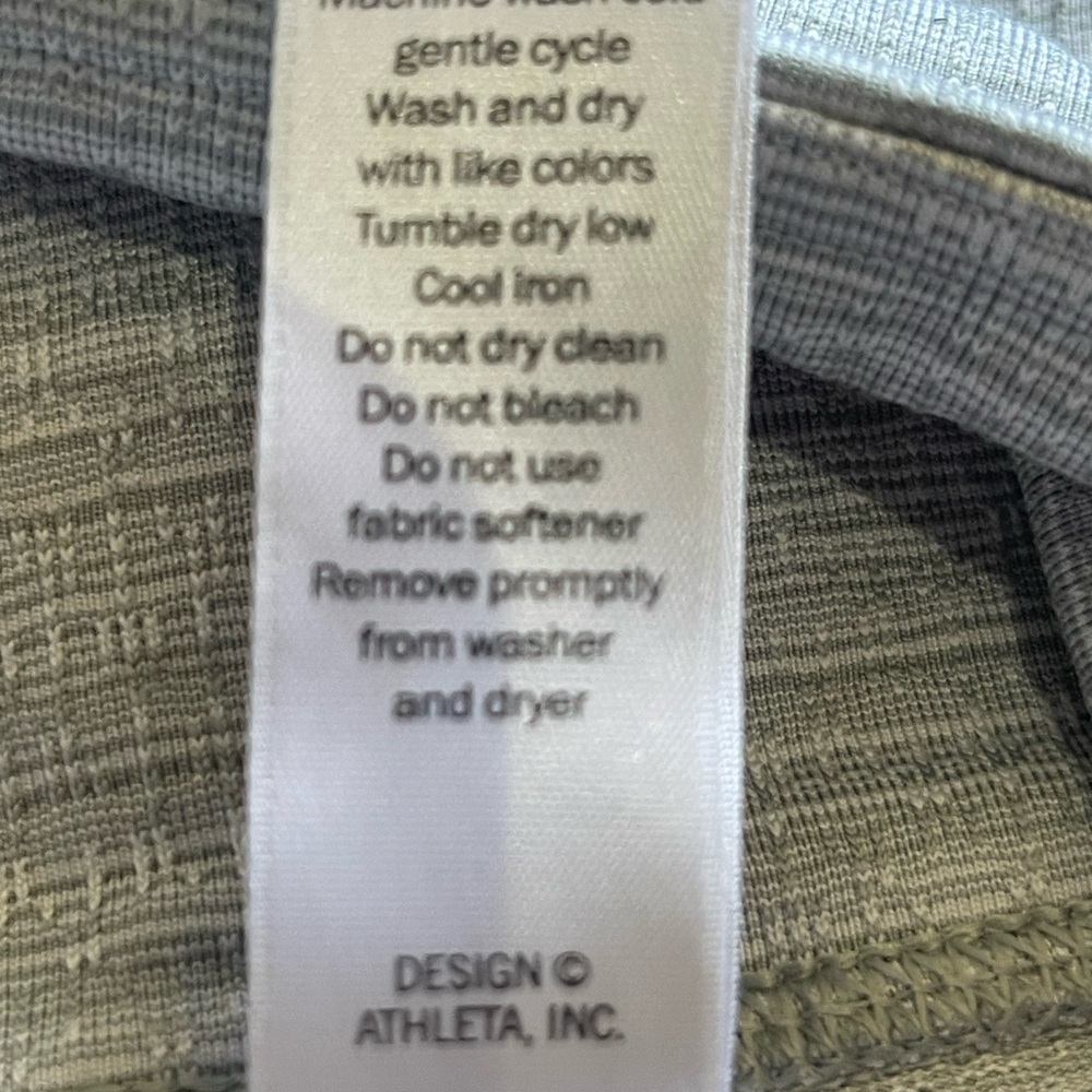 Athleta Textured Light Gray Leggings Size Small RN#54023 - Picture 6 of 12